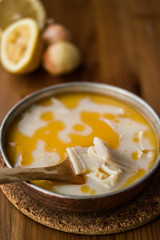 Turkish Traditional Tripe Soup / iskembe corbasi.