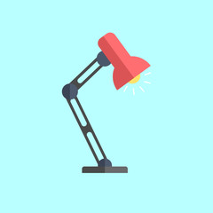 Table Lamp. Modern Flat style.