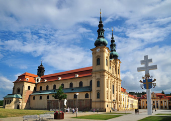 Fototapeta na wymiar Velehrad basilica, cathedral in south Moravia, Czech