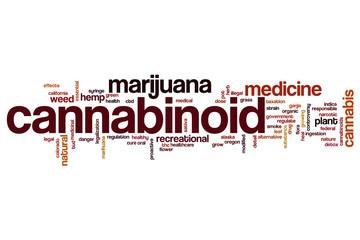 Cannabinoid word cloud