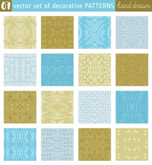 Seamless Patterns backgrounds. Ideal for printing onto fabric 