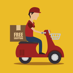 free shipping delivery icon