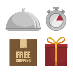 free shipping delivery icon