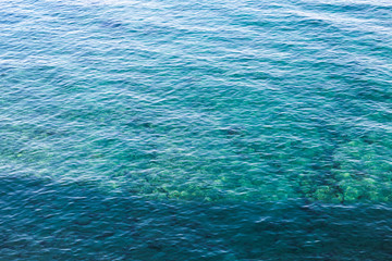 Sea water surface, background photo