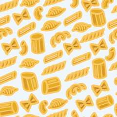 retro pasta seamless background