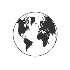 Globe Icon Illustration