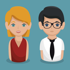 social network people community icon vector illustration design