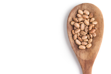 Carioca Beans into a spoon