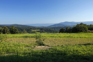 Fototapeta na wymiar rural mountain landscape