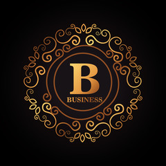 gold frame style isolated icon vector illustration design