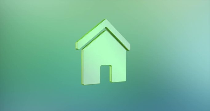 
Animated Home House Color 3d Icon Loop Modules for edit with alpha matte

