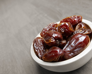 Organic fresh medjool dates.