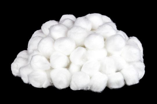 Cotton balls stock image. Image of cotton, lacquer, pedicure