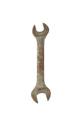 Tools isolated against a white background. Spanner on a white background. wrench on a white background. Clipping path