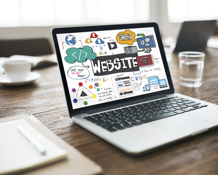 Website Internet Homepage Browser HTML Concept