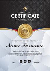 Fototapeta premium certificate template,Vector illustration