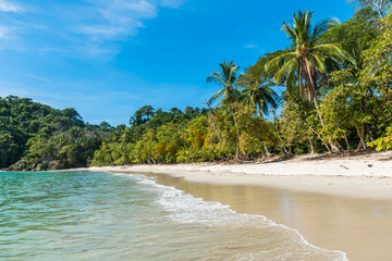 Manuel Antonio, Costa Rica - beautiful tropical beach - obrazy, fototapety, plakaty