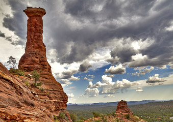 Kachina rock Formation in Sedona Arizona