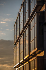 Detail of modern office building