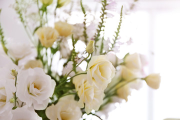 Obraz na płótnie Canvas Beautiful flower bouquet, closeup