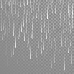 Vector pouring rain drops