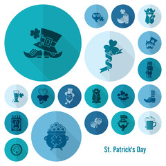 Saint Patricks Day Icon Set