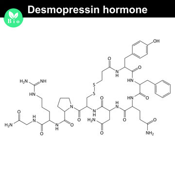 Desmopressin hormone structure
