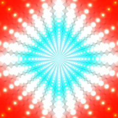 Beautiful blue, white and red background