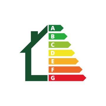 Housing energy efficiency, House and energy efficiency concept 