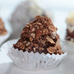 chocolate cake with nuts
