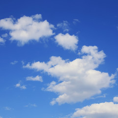 fluffy clouds