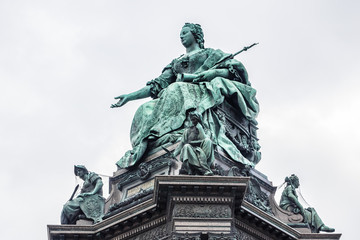 Obraz premium Maria Theresia Monument (1888). Vienna, Austria.
