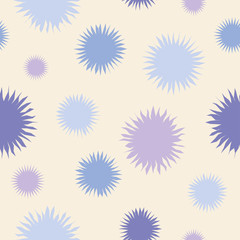 Ethnic boho seamless pattern with decorative flowers. Print. Cloth design, wallpaper.
