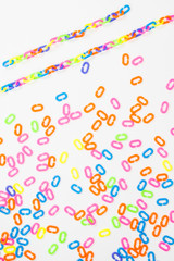 Colorful plastic chain