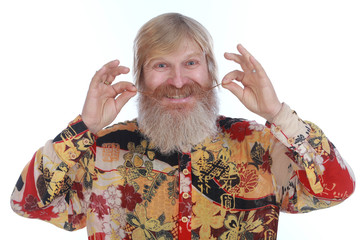a man with a beard