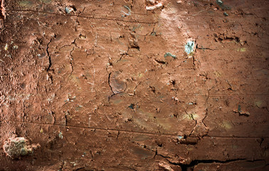 macro of single brick texture with rough surface