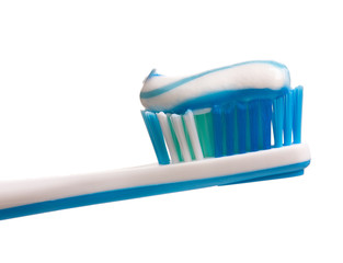 Bright new toothbrush