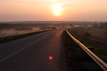 Road to sunset