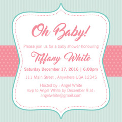 baby shower invitation perfect for welcoming your baby