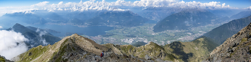Lago di Como e Valtellina - obrazy, fototapety, plakaty