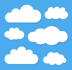 Clouds. Vector illustration