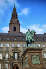 Obraz premium Christiansborg Palace in Copenhagen, Denmark