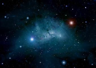 Fototapeta premium galaxy in a free space