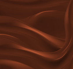 Chocolate abstract wave vector background