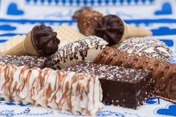 schokoladen schaumgebäck