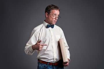 Obraz premium Professor surprised 