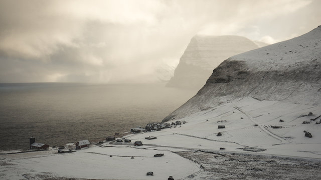 Faroe Islands Coastal Village