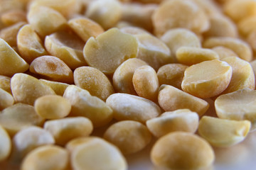 Peas grains increased