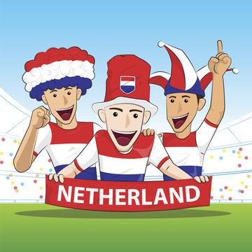 Netherland Holland Sport Fan Vector