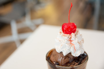 cherry chocolate ice cream